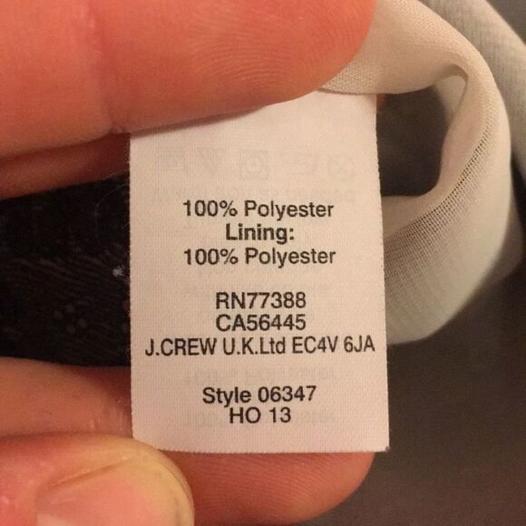 J Crew S black lace business casual Parisian blouse - Picture 2 of 2